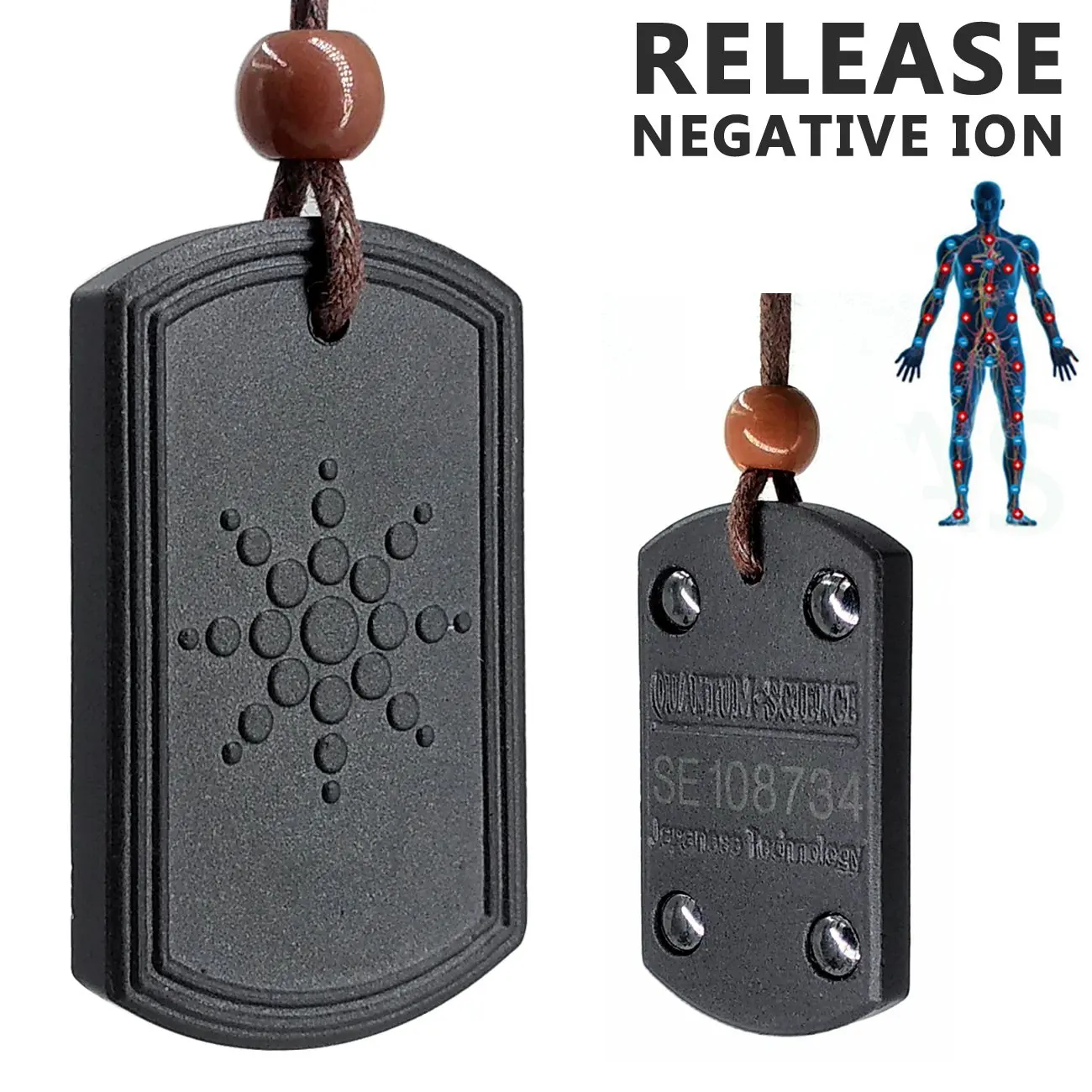 

Anti Radiation Shield EMF Neutralizer Negative Ions Energy Pendant Necklace Orgone Men Women Power Pendant Energy Necklace
