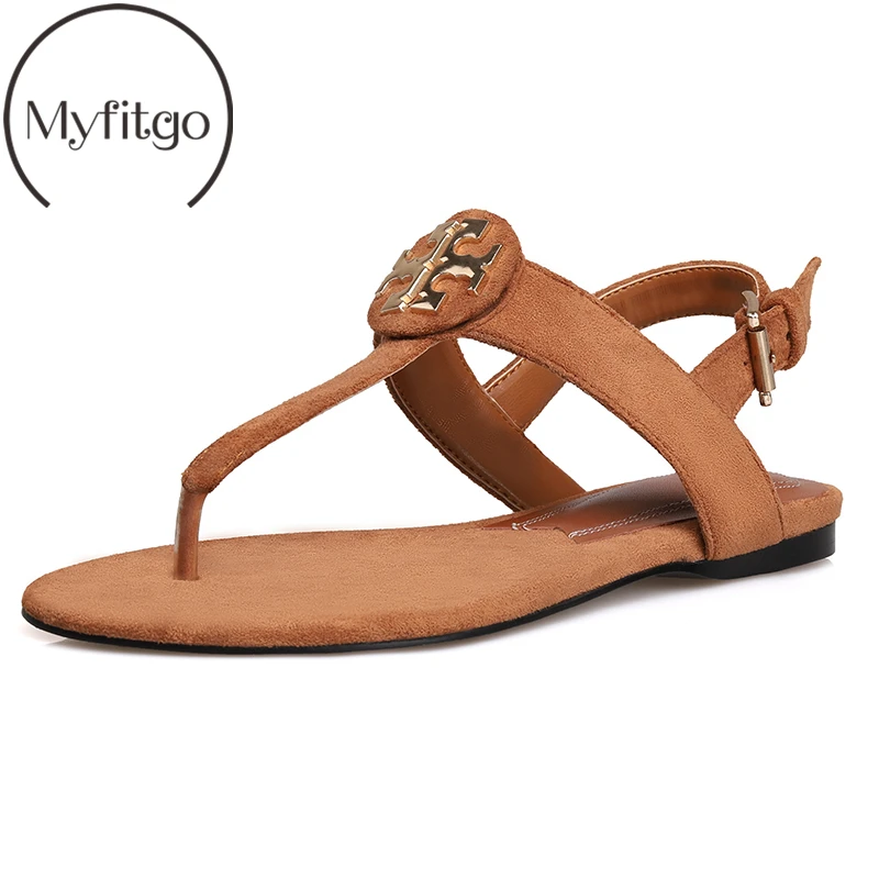 

Myfitgo Brand Women Flat Sandals Summer Female Flip Flops Fashion Crystal Beach Holiday Shoes Woman Casual Peep Toe Shoes New