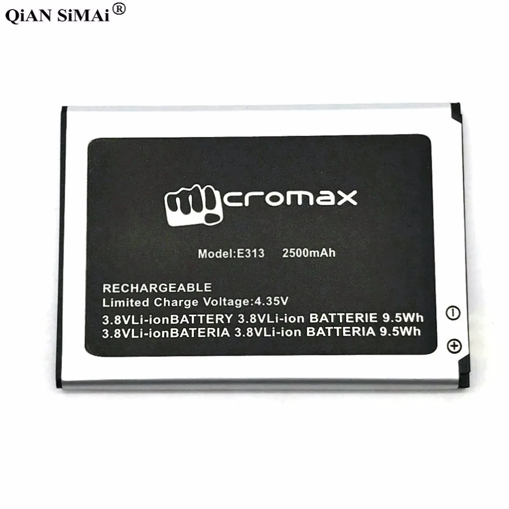 

New High Quality 2500mAh battery For Micromax E313 phone