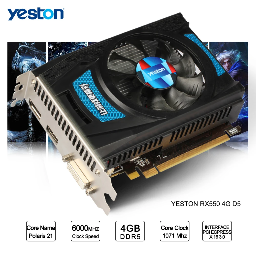 yeston radeon rx 550