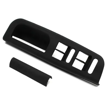 

1 Set Black Door Window Switch Bezel + Handle Trim Set For Volkswagen /VW /Jetta /Golf /MK4 /Passat B5