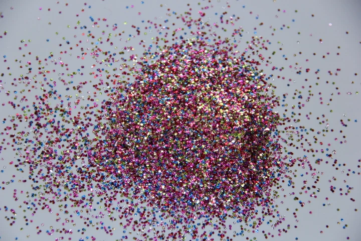

nail art glitter mix