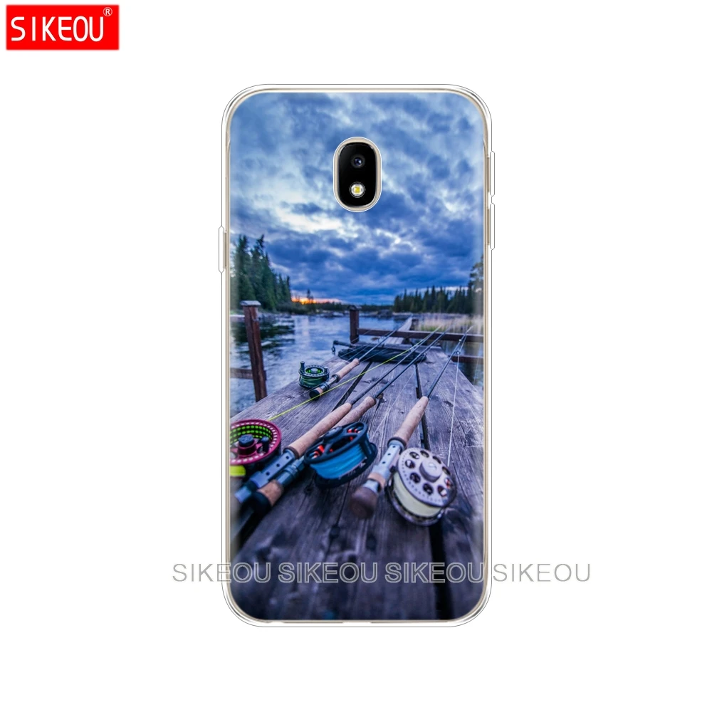 Силиконовый чехол для телефона Samsung Galaxy J3 J5 J7 2017 J330 J530 J730 PRO j2 2018 рыболовное