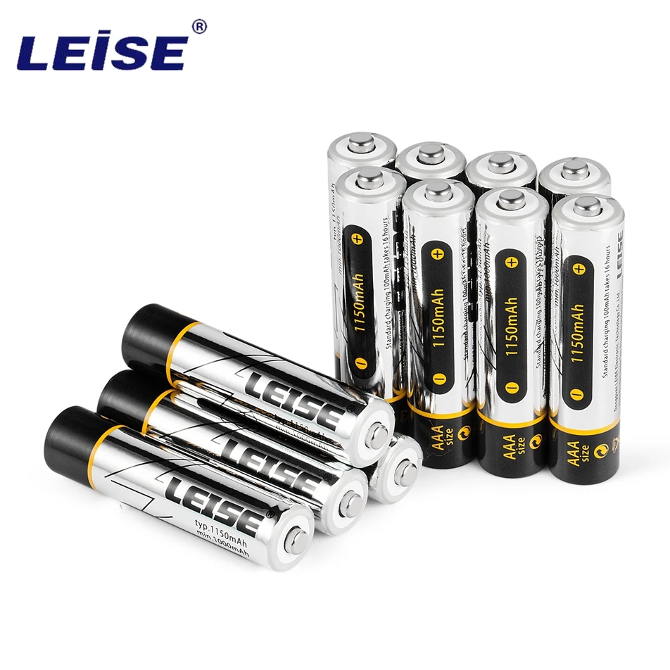 12 шт./лот Leise AAA батарея Камера аккумуляторная батарея 1,2 v NIMH 3A 1150mah Ni-MH батареи перезаряжаемые 1000 циклов
