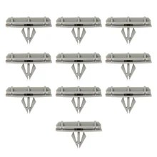 DWCX 50x Gray Fender Flare Moulding Clips For Jeep Liberty Wrangler 55157055AA 2005 2006 2007 2008 2009 2010 2011 2012 2013-on