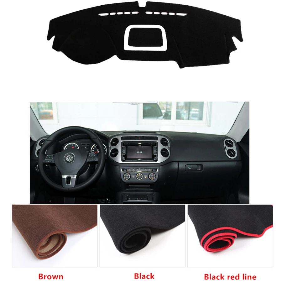 Fit For Volkswagen Tiguan Anti Slip Car Dashboard Covers Dashmats Pad