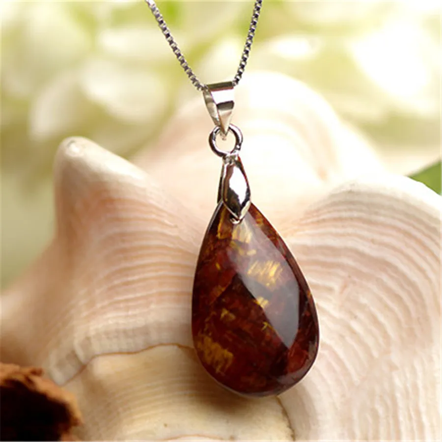 DUOVEKT Natural Pietersite Pendant,Yellow Red Pietersite Jewelry for Woman Lady Man 35x26x9mm Water Drop Beads Silver Namibia Firework Energy Stone AAAAA DUOVEKT Natural Pietersite Pendant,Yellow Red Pietersite Jewelry for Woman Lady Man 35x26x9mm Water Drop Beads Silver Namibia Firework Energy Stone AAAAA