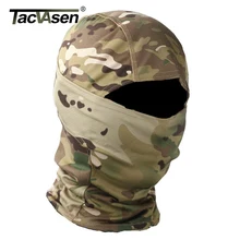 TACVASEN тактическая камуфляжная Балаклава маска на все лицо Wargame Hunt Shoot Army Bike военный шлем лайнер Боевой страйкбол снаряжение