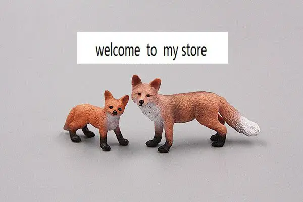 

pvc figure model fox 2pcs/set