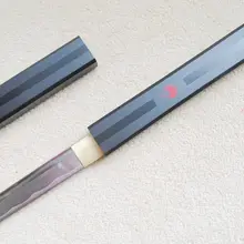 S2661 японский аниме Наруто Саске меч Кусанаги кисть Хамон лезвие черный 40,7"