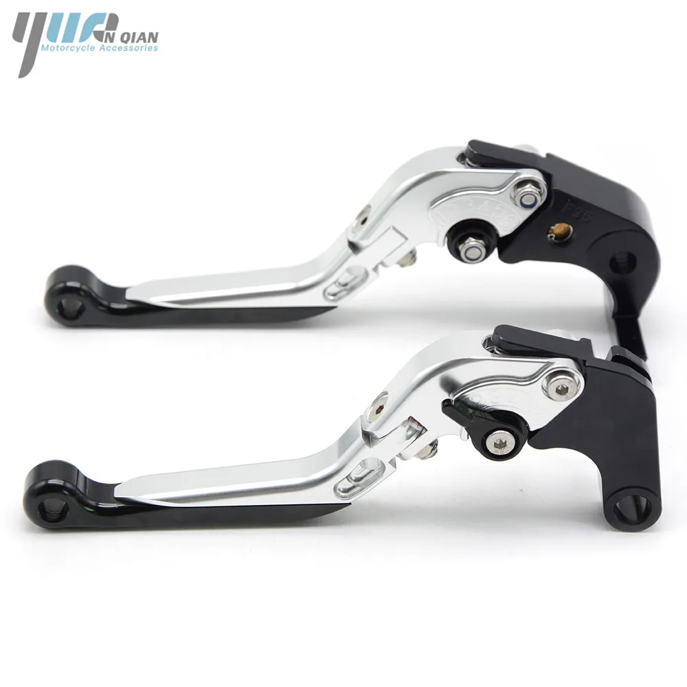 YUANQIAN CNC Aluminum Folding Extendable Brake Clutch Lever For TRIUMPH