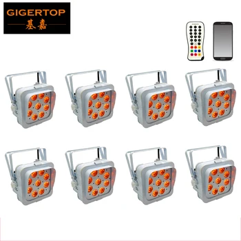 

Freeshipping 8 Unit DJ Freedom Par RGBWA 5IN1 Multi-color 9*15W Led Backdrop Wedding Led Stage Lighting 2.4G Wireless Antenna