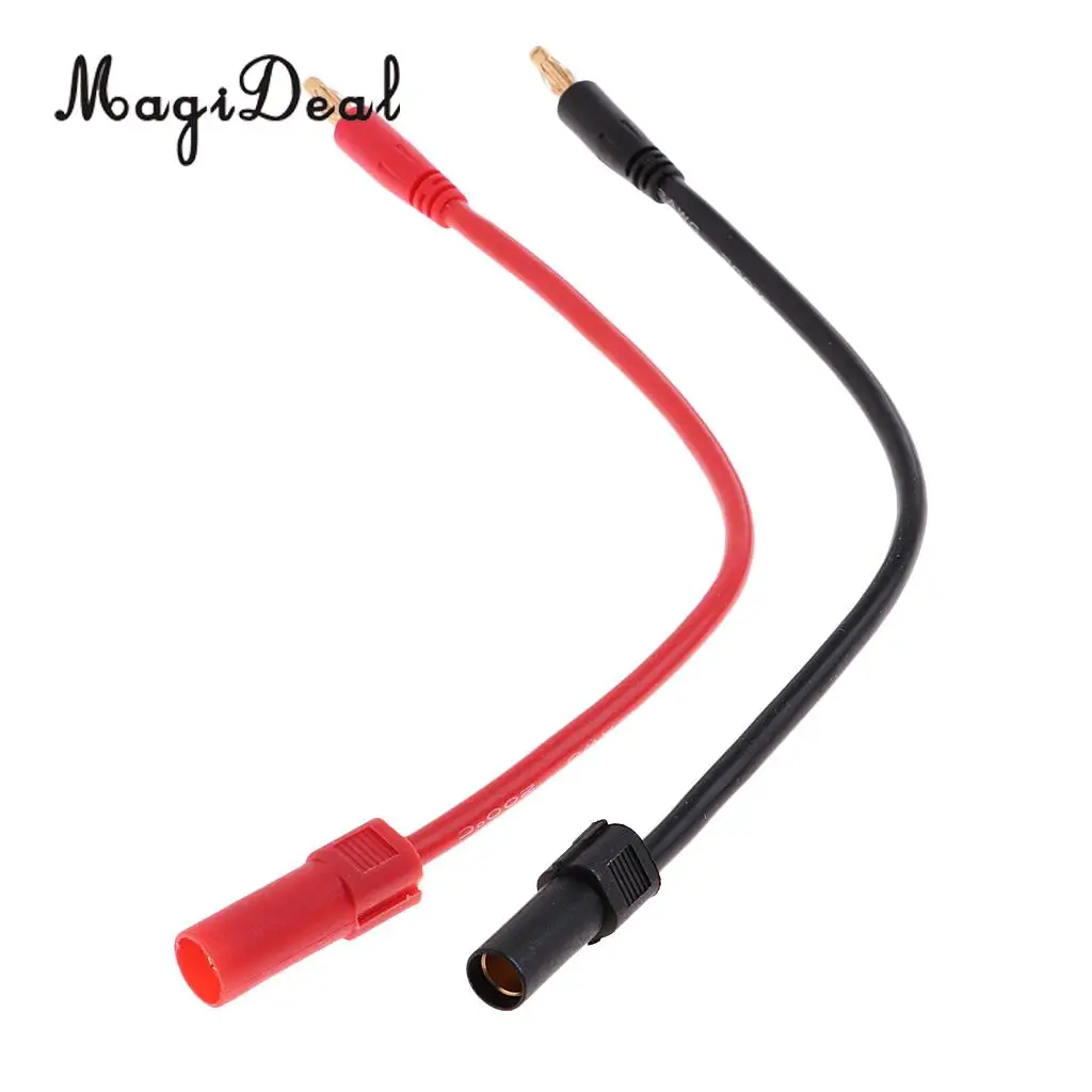 Professional 150mm XT150 4mm Banana Plug Bullet Lipo Charge Cable Lead Connector Harness RC Parts 12AWG