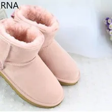 Высококачественные мужские зимние сапоги модные телячьей кожи теплые удобные женские зимние сапоги