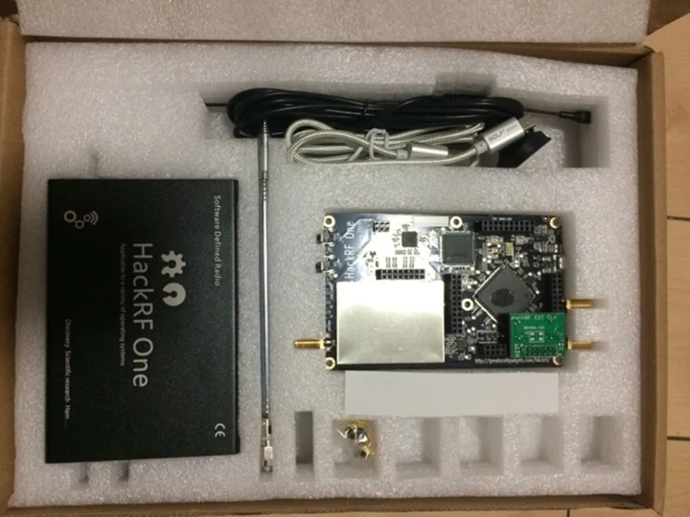 HackRF One 1 МГц-6 ГГц SDR платформенное программное обеспечение определенная Плата развития радио+ корпус из алюминиевого сплава+ TCXO+ антенна