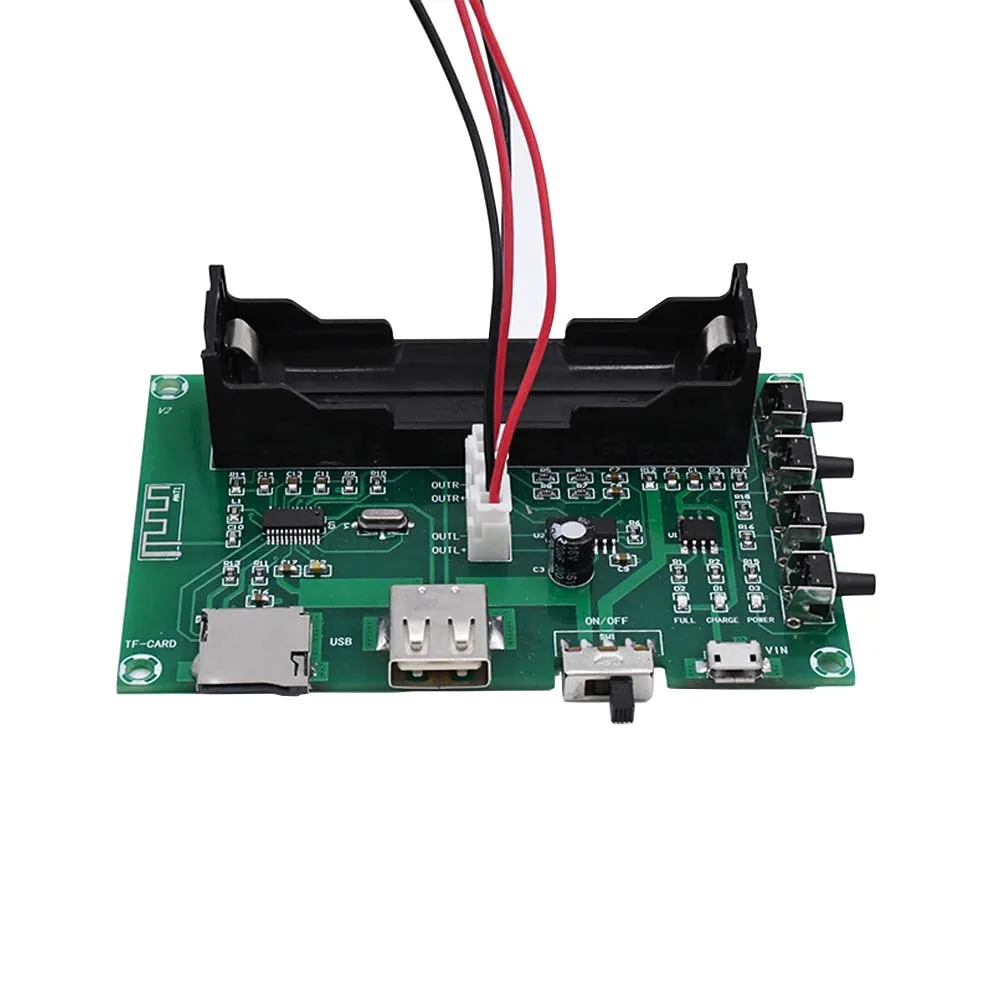 Tenghong PAM8403 цифровой усилитель звука Bluetooth плата 5 Вт * 2 перезаряжаемый