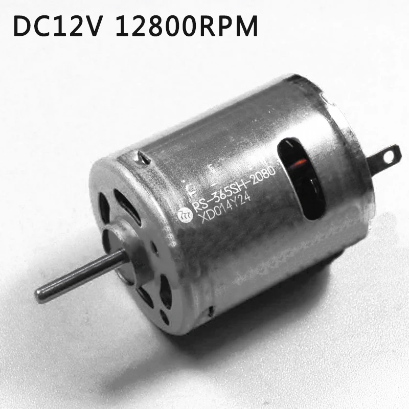 1X для MABUCHI RS-365SH-2080 DC12V 12800 об./мин микро-карбоновый щеточный мотор DIY