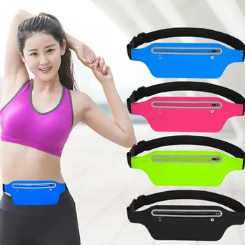 

Unisex Riding Running Sport Belt Waist Bag Fanny Pack Earphone Hole Phone Holder