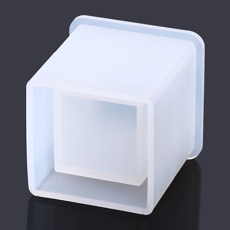 Цилиндрическая квадратная Алмазная круглая формочка для силиконовой подвески для ювелирных изделий, силиконовая форма ручной работы, эпоксидная силиконовая глина