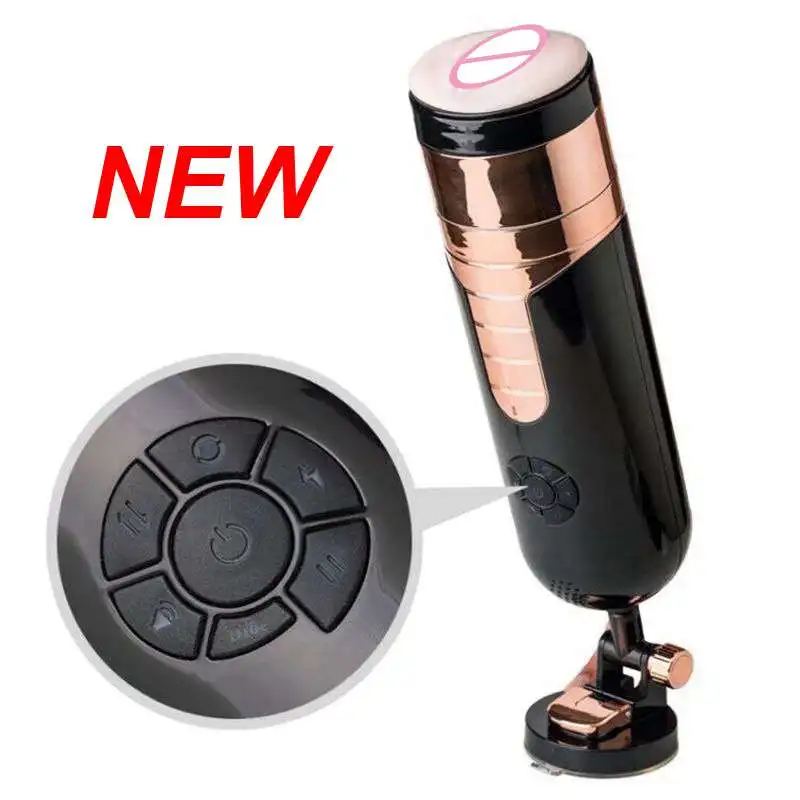 Large Fully Automatic Male Masturbator Powerful Rotation Telescopic Voice Interaction Sex Machine Real Vagina Sex Toys for Men