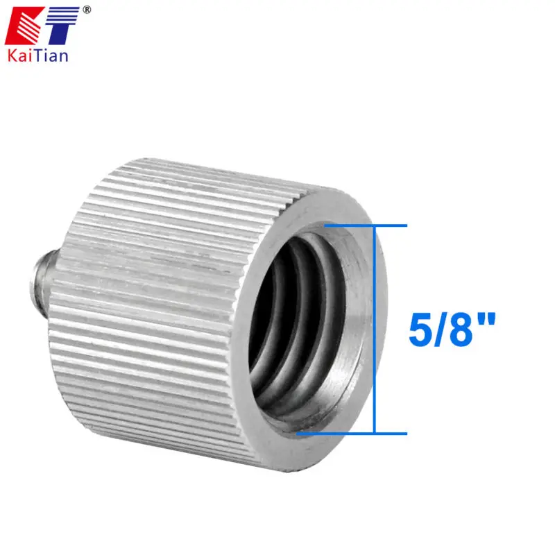 Kaitian соединитель для преобразования штатива 5/8 дюймов и 1/4 дюймов Удлинительный стержень для 635nm лазерного уровня кронштейн для штатива