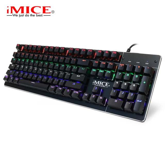 Best Price Mechanical Gaming Keyboard RGB Backlight Keyboard PC Gamer Keyboard Mechanical Keycap Computer Ergonomic Game Keyboards For DOTA