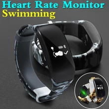 Neueste schwimmen bluetooth smart watch uhr verbunden pulsmesser smartwatch sport uhr armbanduhr für android ios telefon