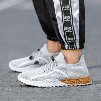 

MWY Sports Shoes For Male Running Shoes Zapatillas Hombre Breathable Mesh Mens Sneakers Soft Outdoor Jogging Gym Shoes Men
