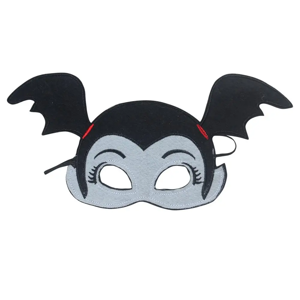 PaMaBa Kid Comic Con Vampirina; карнавальный костюм; вечерние платья для девочек на Хэллоуин; летнее платье с крыльями; нарядная Карнавальная одежда принцессы - Цвет: Mask-1