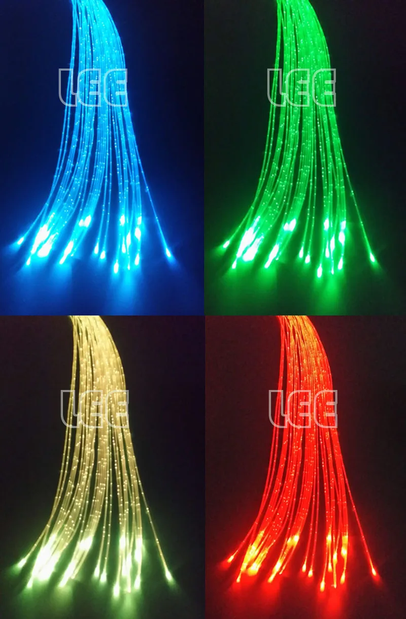 side glow sparkle fiber optic light strands 1.0mm*1150Meters for fiber