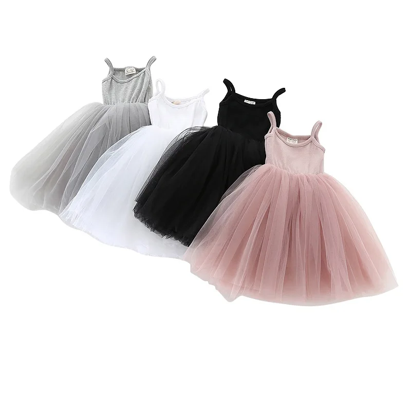 

New 2019 Kids Chose Long Dresses Cotton Crochet Baby Girls Clothes Kids Sleeveless Tutu Lace Infant New Born Toddler Party Dress