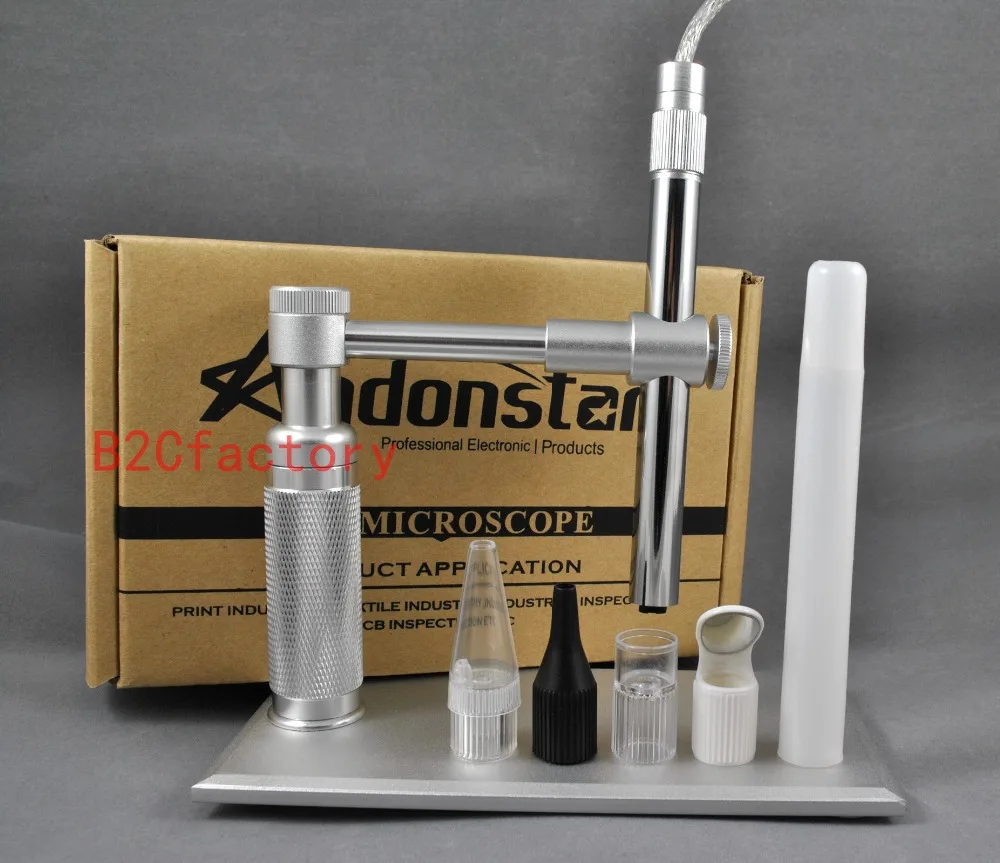 

HD 2MP USB microscope Digital Microscope USB magnifier Camera Metal Stand Base inspection camera