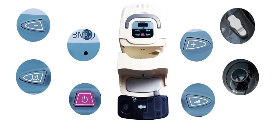 Melhoria da Casa Confortável com Máscara de Silicone para o Sono Saudável Cpap Máquina Venda Quente Respirador Ronco Win gi 10 melhoria da casa respirador confortável com máscara de silicone para o sono ronco