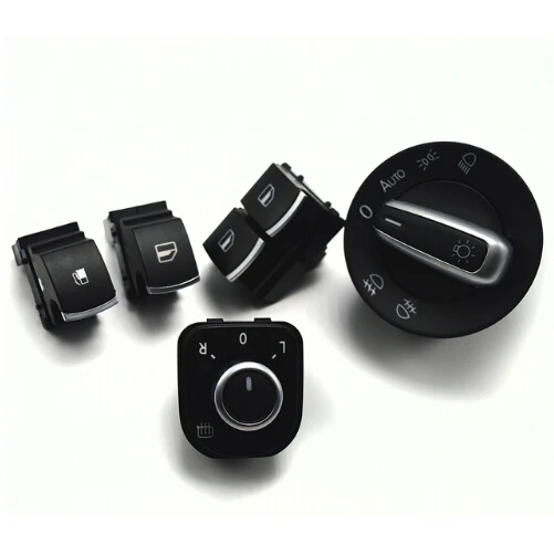 

New mirror headlight Window fuel tank Switch for VW Eos Golf Mk5 MK6 GTI RIBBIT R32 5ND941431B 5K3959857A 5ND959855 1KD959833