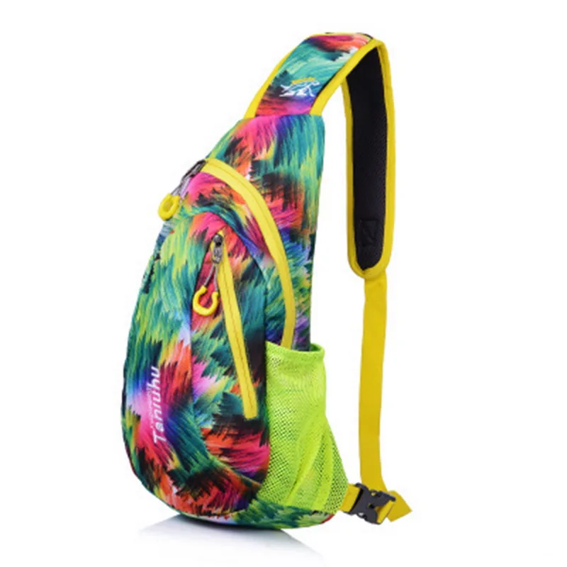 

NIBESSER Fashion Nylon Waterproof Chest Bag Men Women Shoulder Messenger Functional Bag Travel Organizer Sling Bag Chest Pack