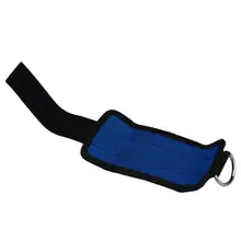 Ботильоны якорь d-кольцо тренажерный зал нога ремень подъема Фитнес прочность 2 шт. ремень нога шкив упражнения Поддержка группа защиты may31