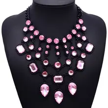 Новинка, ожерелье с кристаллами в форме капли, модный дизайн, ювелирное ожерелье s для женщин, ювелирных изделий