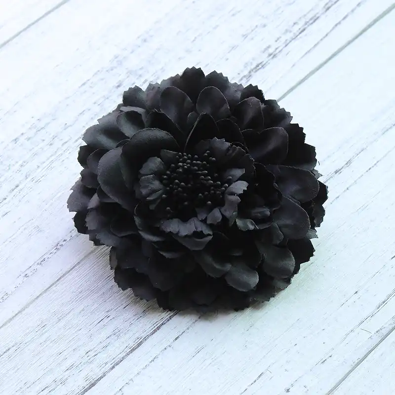 Hair Accessory Fabric Peony Big Flower Corsage Brooch Child Full