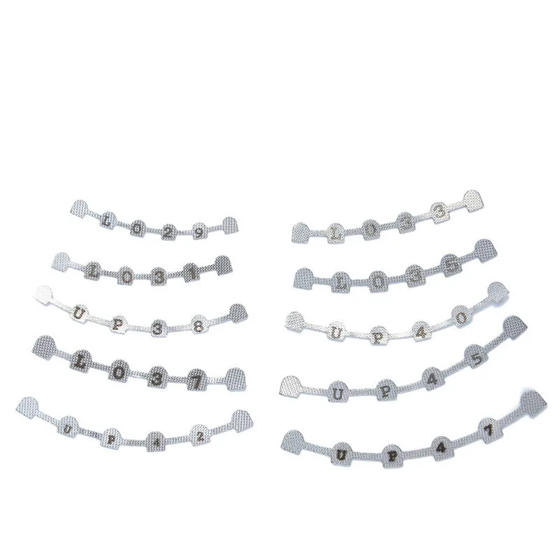 

10 Pcs Dental Orthodontic Lingual Retainer Splits Wire Mesh Marked Upper/Lower All