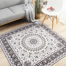 Модные однотонные Спальня Гостиная коврик подкладка для кофейного столика одеяло для дивана, кровати коврик, коврик для пола, кухни на открытом воздухе коврик 80x80 см