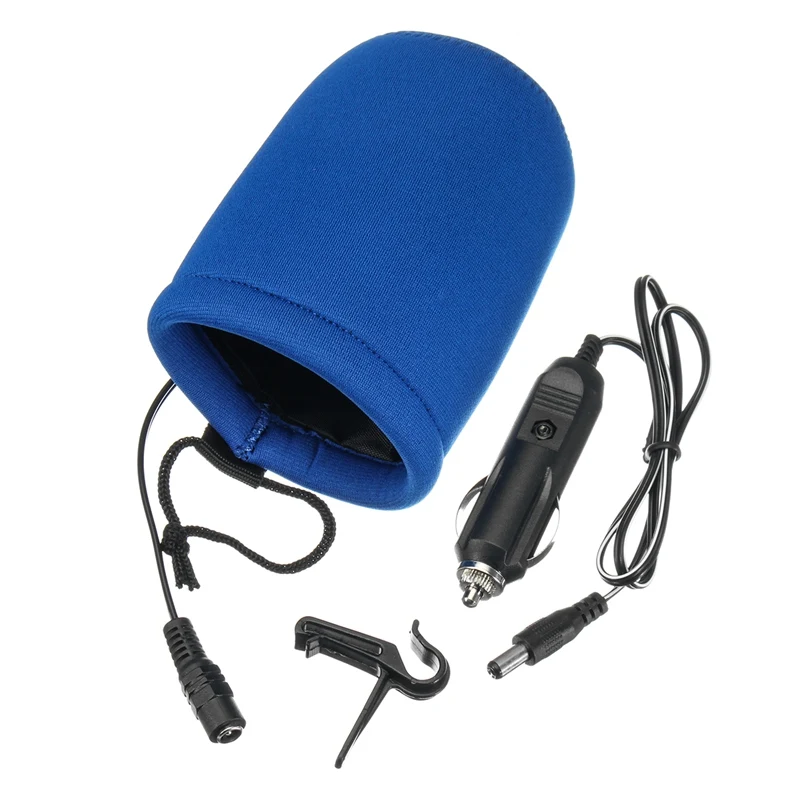 12V Portable Car Bottle Warmer Heater Travel Baby Kid Milk Water USB Cover Pouch Heating