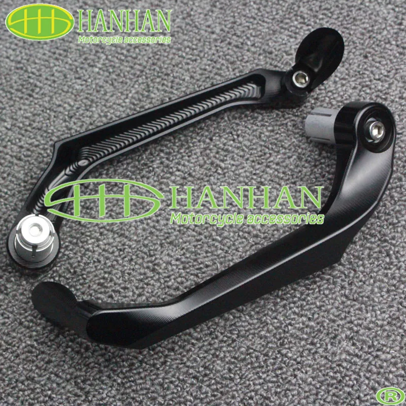 Universal CNC Motorcycle Brake Clutch Levers Protector Guard For Motorbike With 22mm 7/8'' Handlebar Grip Ends Handguards Motors