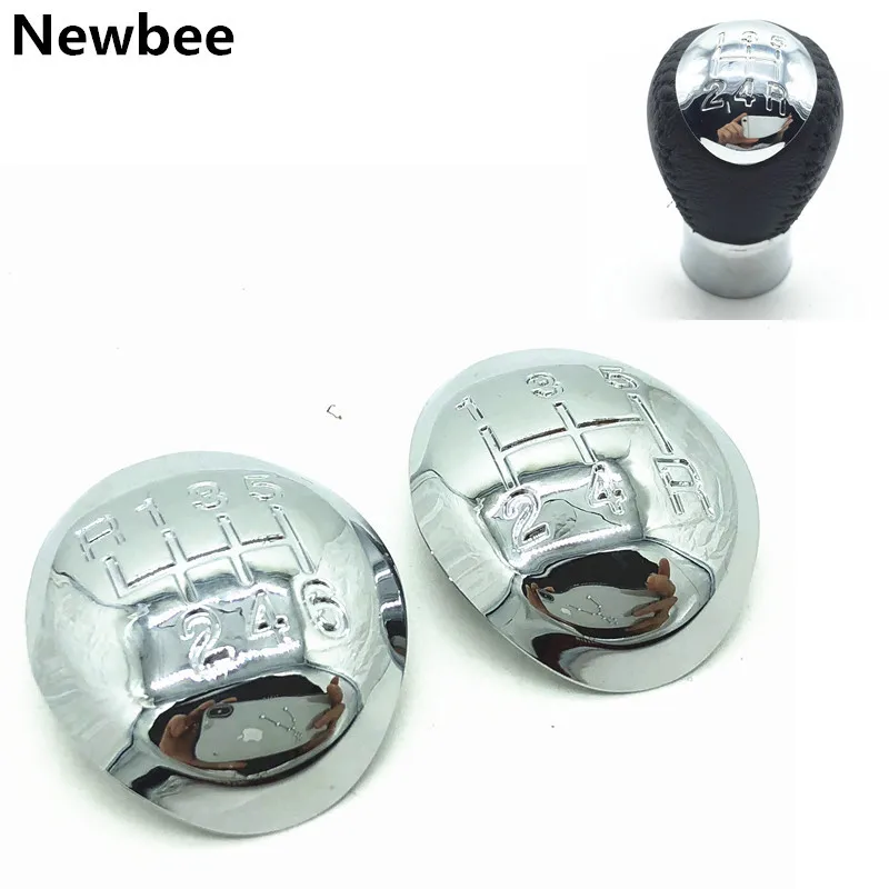 

Manual 5/6 Speed Gear Shift Knob Lever Stick Handle Head Cover Chrome Cap For Mazda 3 5 6 323 626 Premacy MPV Rx8 Car-Styling