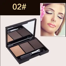 3 Colors Set Eye Shadow Powder Cosmetic Make Up Eyeshadow Palette Eyebrow Women New Makeup