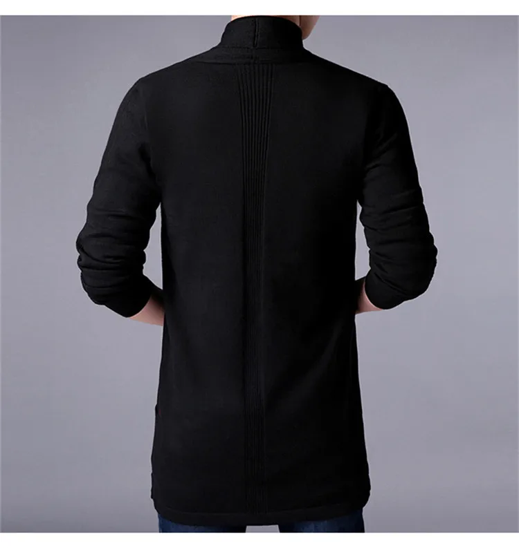 Men's Solid Knitted Coat