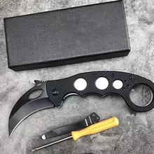 Karambit Складной нож 440c Лезвие G10 Ручка боевой карманный Открытый Отдых Охота выживания Тактические Ножи EDC ручные инструменты