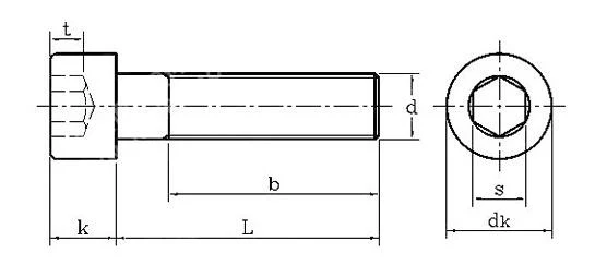 Socket Head Cap Screw Chart