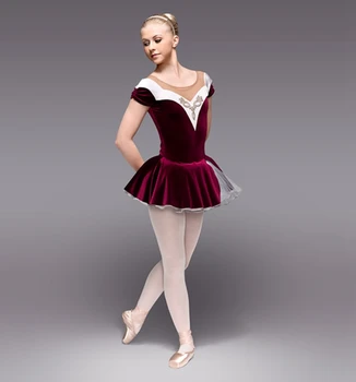 

Children's Professional Ballet Practice Clothes Gold Velvet Dance Clothing Stage Performance Clothing Basic Models