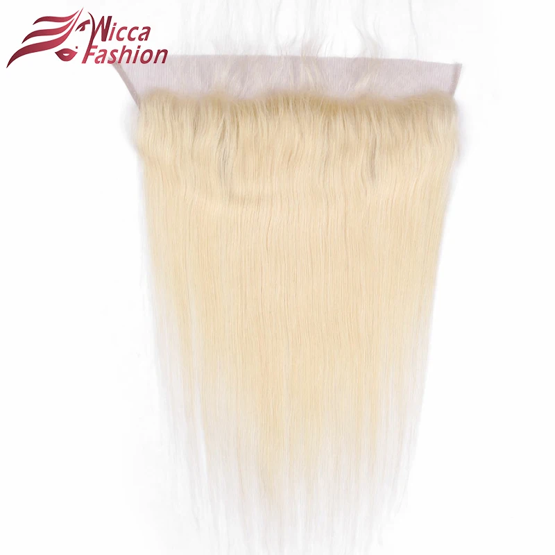 

Dream Beauty Brazilian Remy Human Hair 13"X4" Free Part 613 Full Blonde Lace Frontal Closure Straight Human Hair Bleached Knots