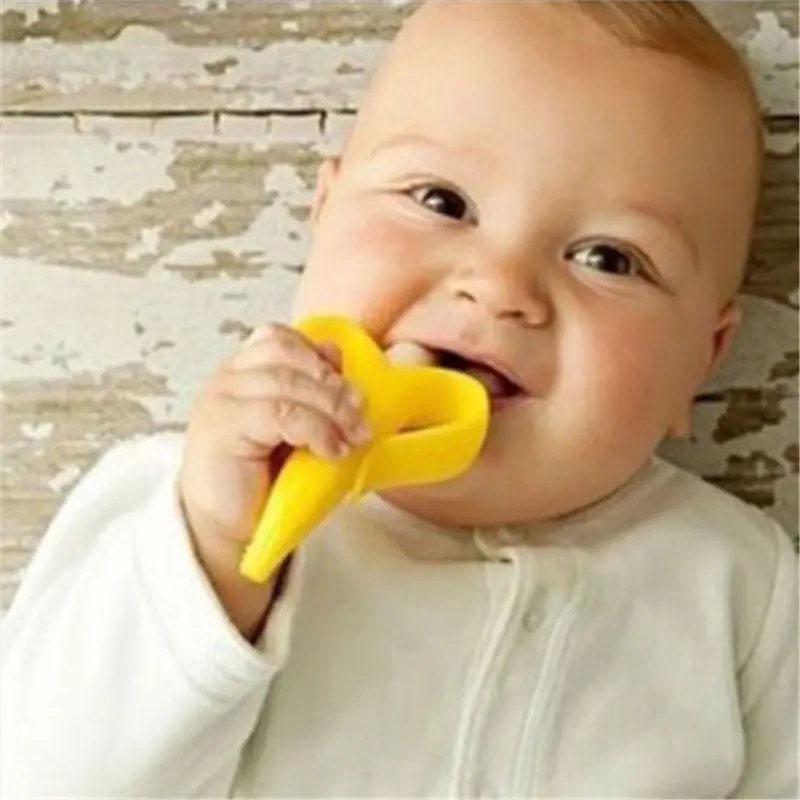 High quality Silicone Toothbrush And Environmentally Safe Baby Teether Teething Ring Kids Teether Children Chewing